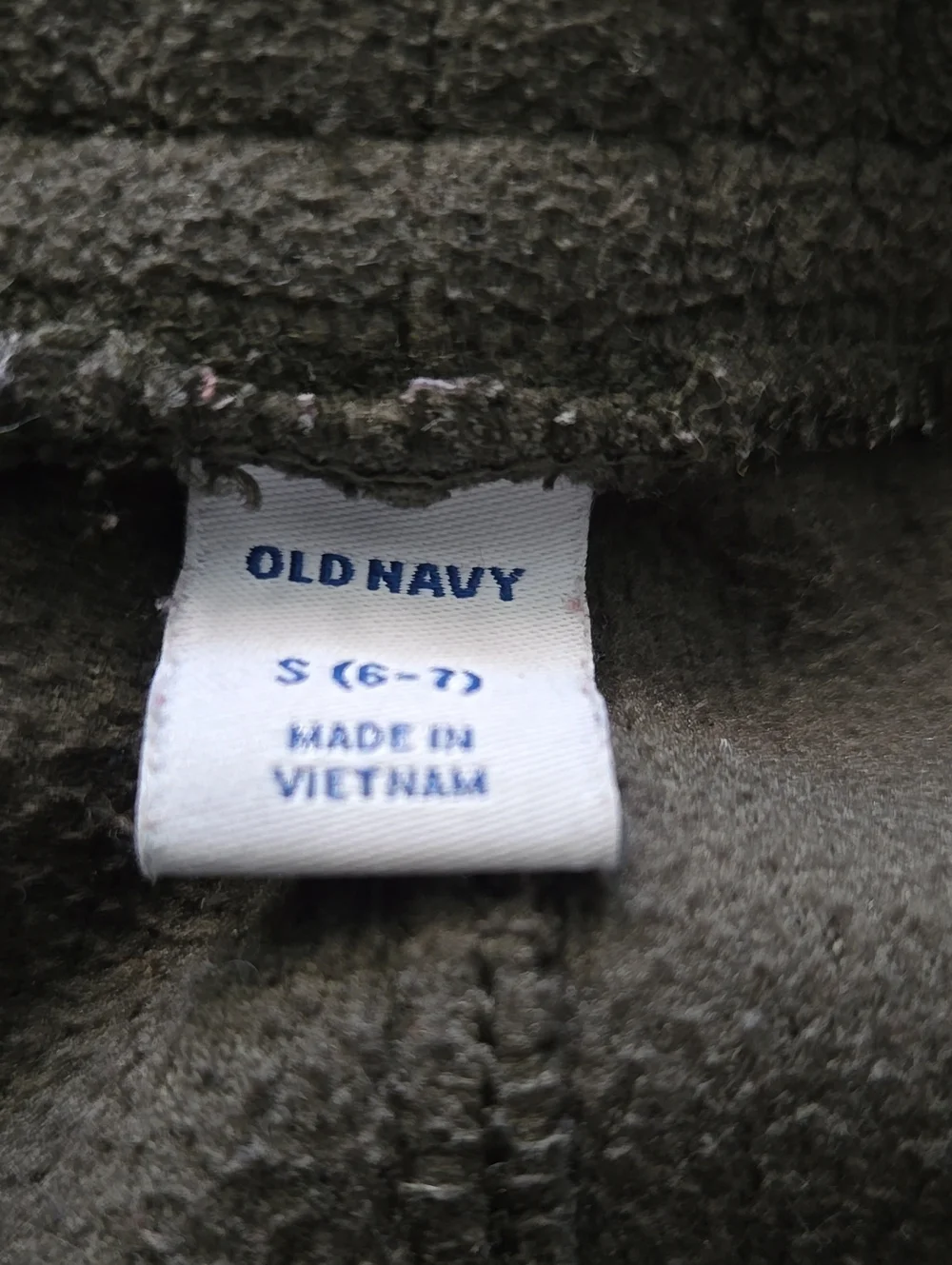 Old Navy Green Fleece Joggers - 6/7